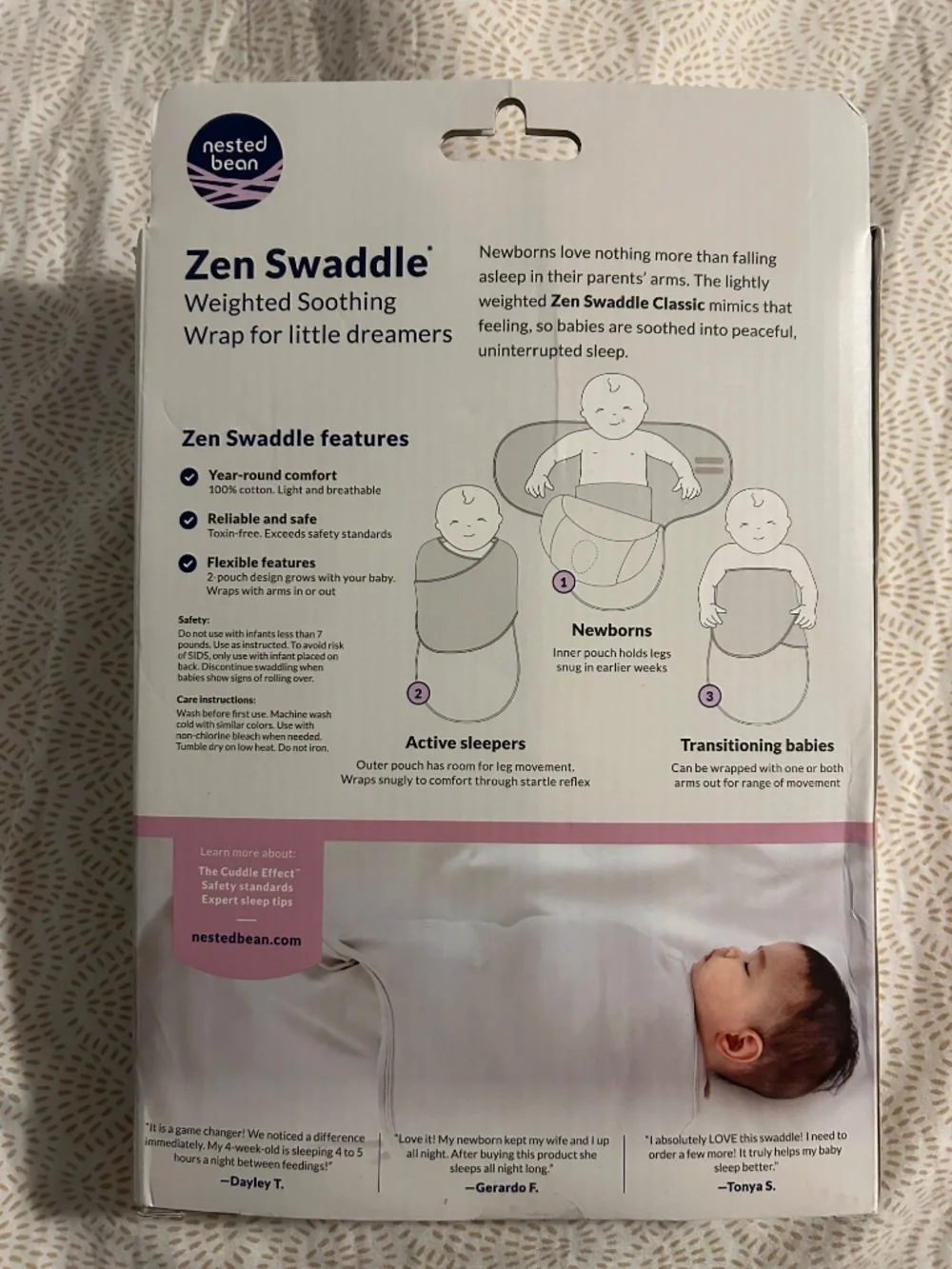 Nested Bean Zen Classic Swaddle